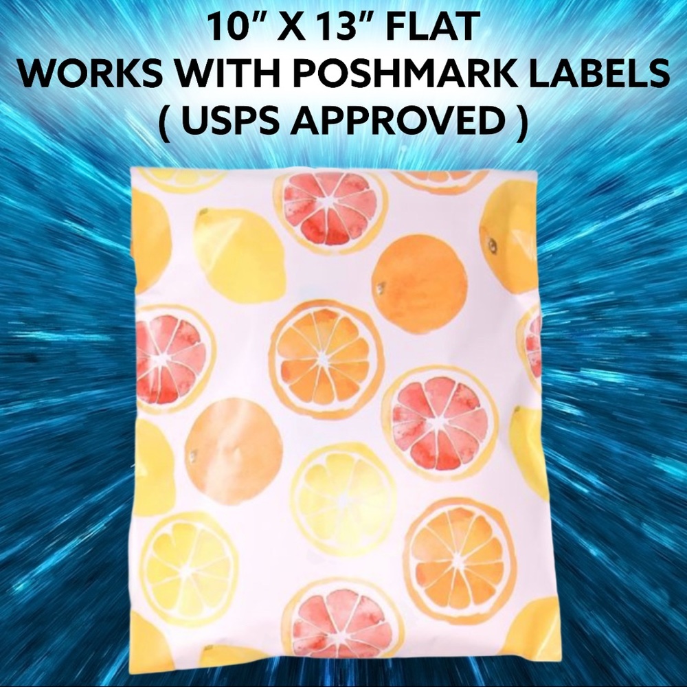 25 10X13 Citrus Poly Mailers CLEARANCE - Picture 4 of 10